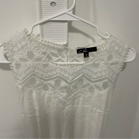 C. Luce White Lace Maxi Dress - Picture 3 of 11